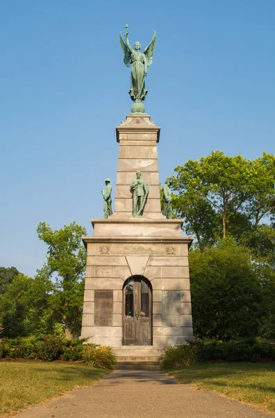 Bureau Comitat Soldats Marins Monument Princeton Illinois — Photo