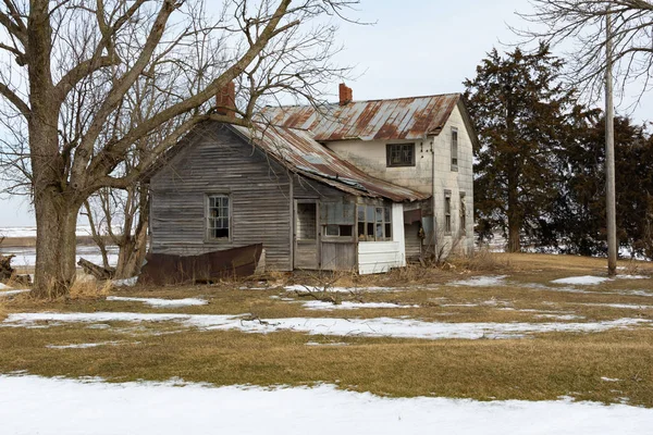 Quinta Abandonada Illinois Rural — Fotografia de Stock