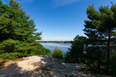 Overlook in Starved Rock State Park clipart