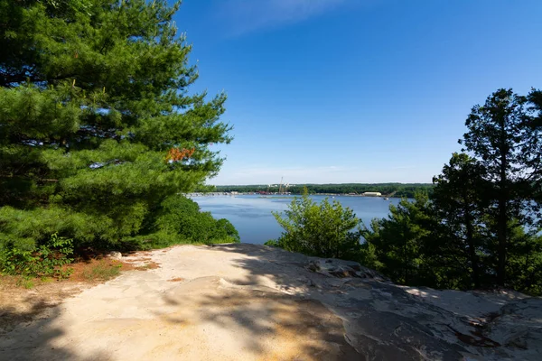 Utsikt över starved Rock State Park — Stockfoto