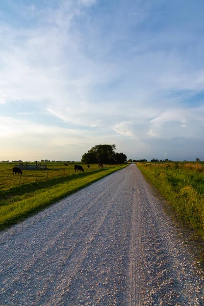 stock image Gravel country road