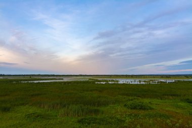 Dixon Waterfowl sığınma evinde gündoğumu