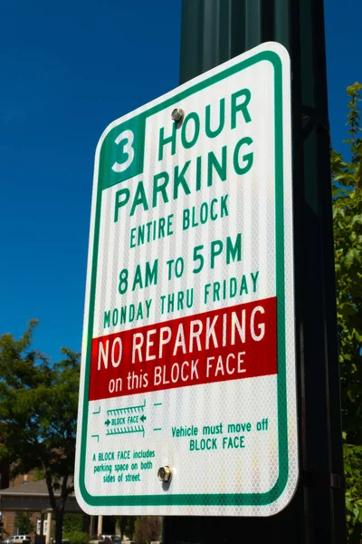 Parcheggio di tre ore — Foto Stock