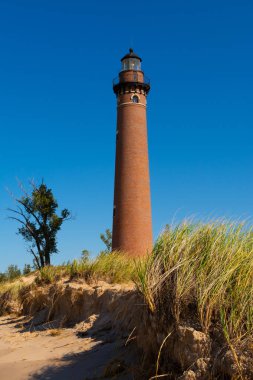 küçük bir sable noktası deniz feneri
