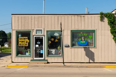 Edgerton, Wisconsin - ABD - 14 Temmuz 2025: Edgerton, Illinois, ABD.