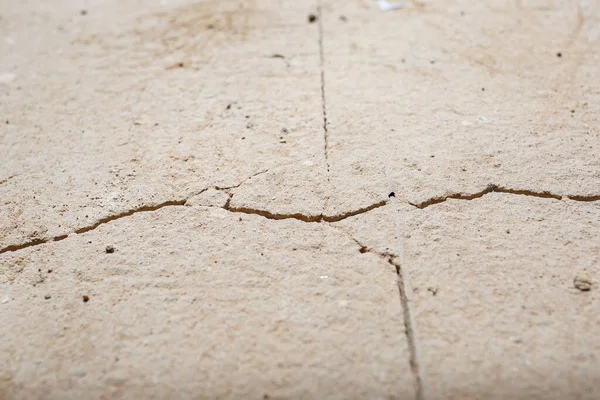 Cracks Concrete Cement Screed Floor Repair Concrete Surface Texture Covered — Stock Photo, Image