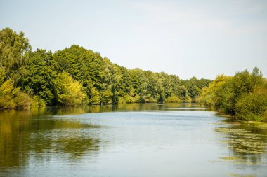 Güneşli bir günde güzel bir doğa.