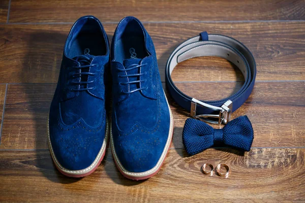 Men Accessories Wedding Day — Stock Photo, Image