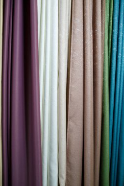 Pencere perdesi, geniş perde kumaş seçimi, tekstil mağazası.