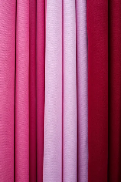 Window Curtain Large Selection Curtain Fabrics Textile Store — Stock Photo, Image