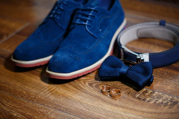 Accessoires Pour Hommes Jour Mariage — Photo