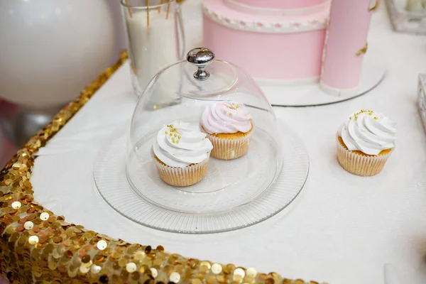 Heerlijke Zoete Snoepjes Koekjes Voor Kinderen Hun Verjaardag — Stockfoto