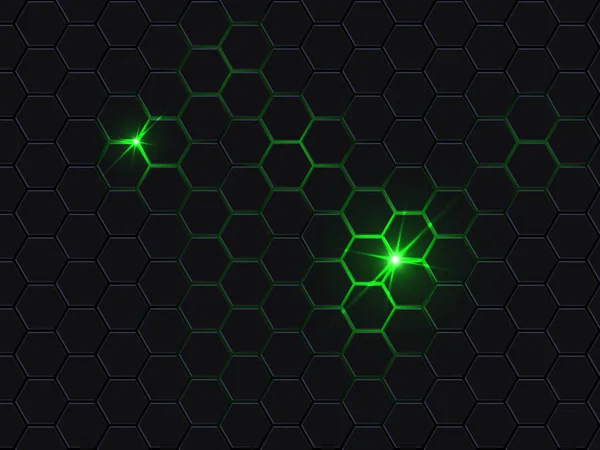 Altıgen çokgen soyut koyu arkaplan.