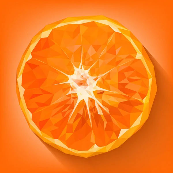 Naranja, una de las frutas auspiciosas chinas — Vector de stock