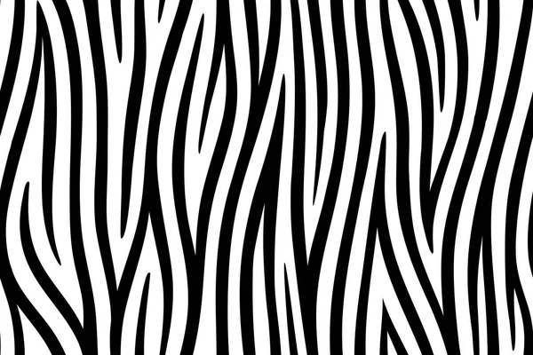 Zebra huid naadloze achtergrond op vector grafische kunst. — Stockvector