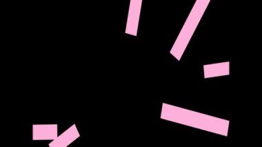 animasyon pembe numara 401. parçalardan toplanıyor ve uçup gidiyor.