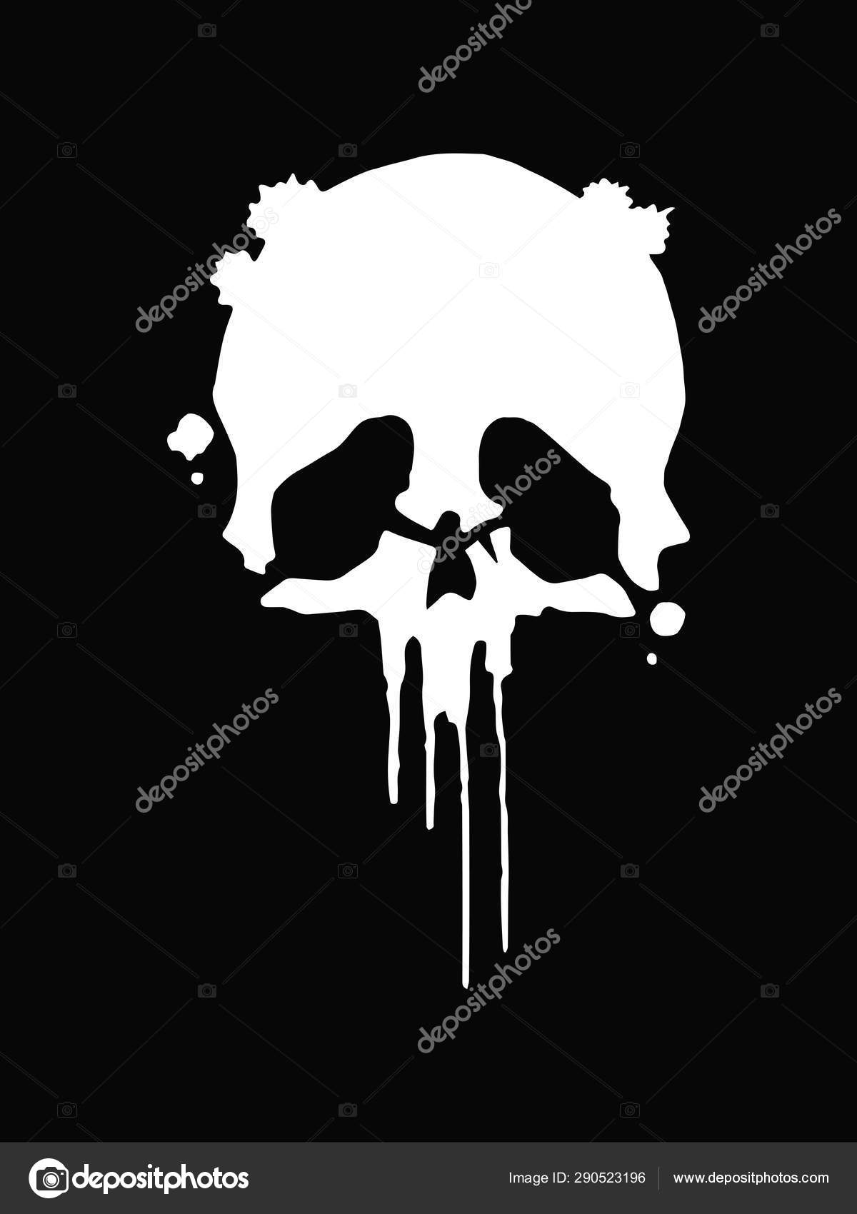 https depositphotos com 290523196 stock illustration abstract human skull isolated black html