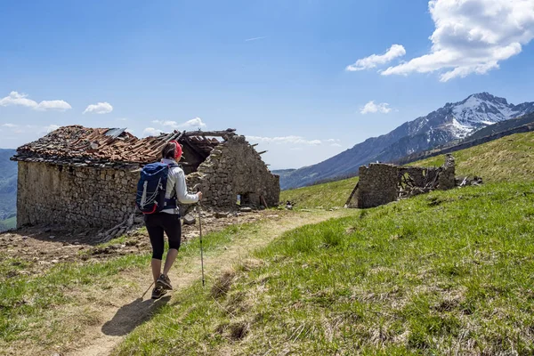 Valsassina alplerinde trekking