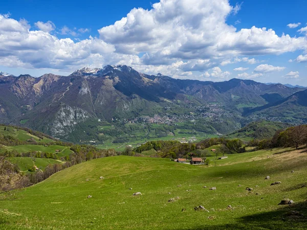 Landskap Valsassina Dal Orobie — Stockfoto