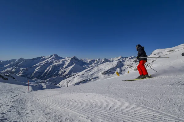 Esqui Nos Alpes — Fotografia de Stock