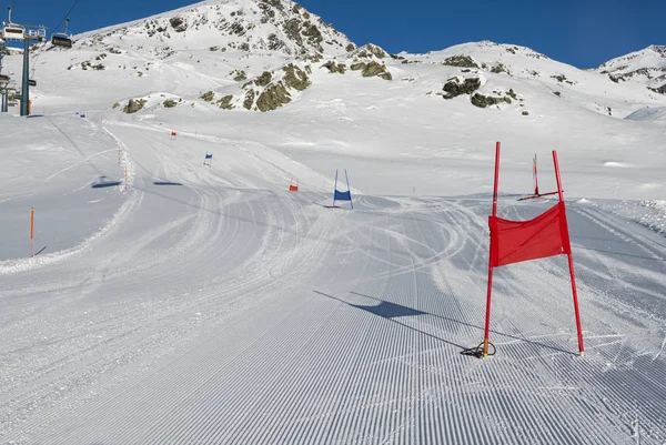 Pista Esquí Los Alpes —  Fotos de Stock