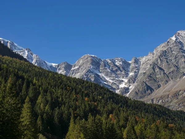 Herbstfarben Den Alpen — Stockfoto