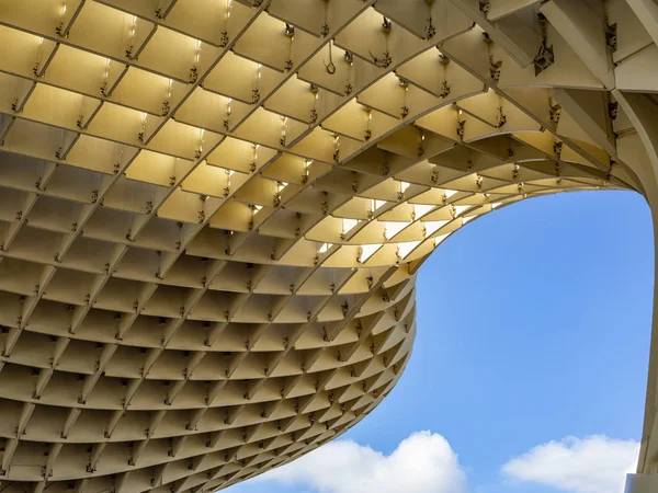 Sevilla España 2018 Metropol Parasol Building Edificio Moderno Que Una — Foto de Stock