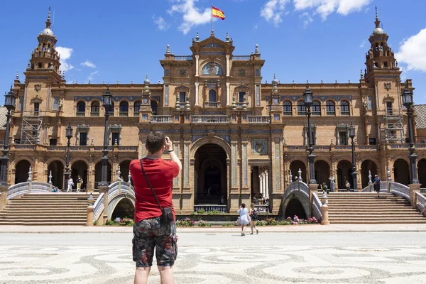 Plaza Espana Sevilla España — Foto de Stock