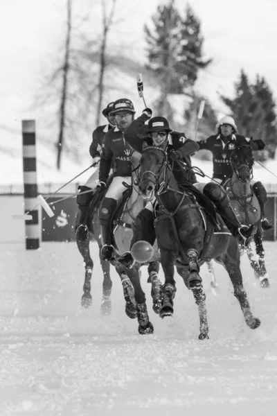 Moritz Janeiro 2018 Ações Jogo Copa Mundo Pólo Neve Moritz — Fotografia de Stock