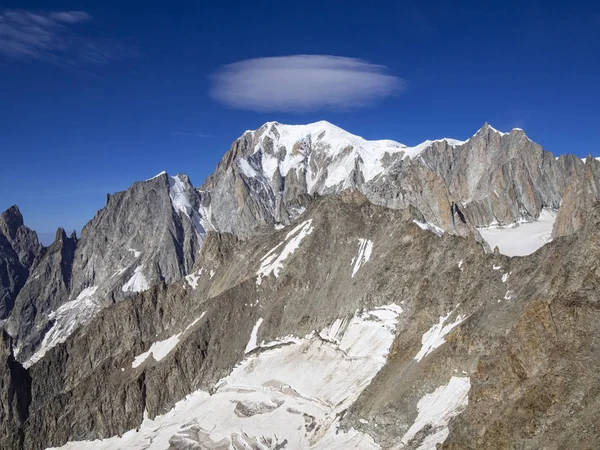 Mont Balnk Und Der Gletscher — Stockfoto