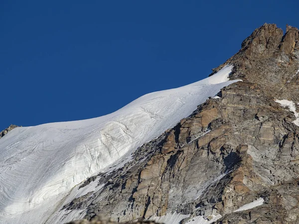 Glaciar Gran Paradiso Los Alpes Italianos — Foto de Stock