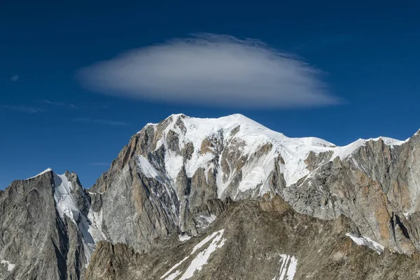 Mont Balnk Und Der Gletscher — Stockfoto