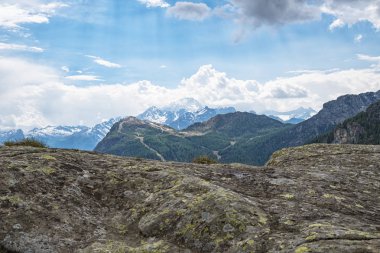 Valmalenco 'da alp manzarası