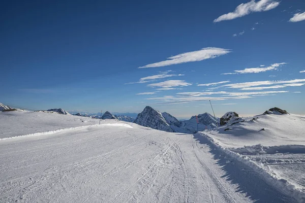 Skipistes Alpen — Stockfoto
