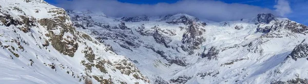 Landschaft Der Dufourspitze Von Gressoney — Stockfoto