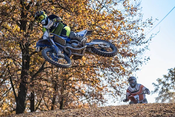 Détails Motocross Sur Sentier — Photo