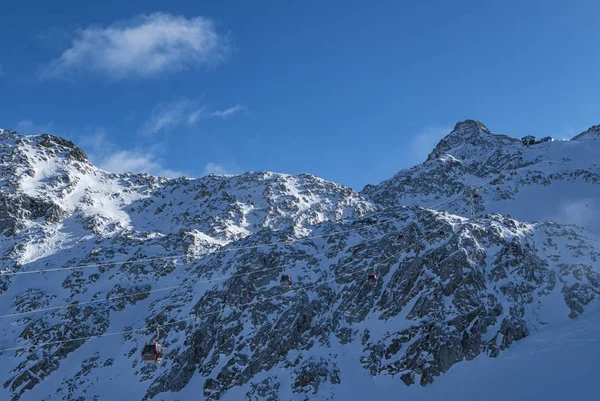 Passo Del Tonale 意大利 滑雪胜地 — 图库照片