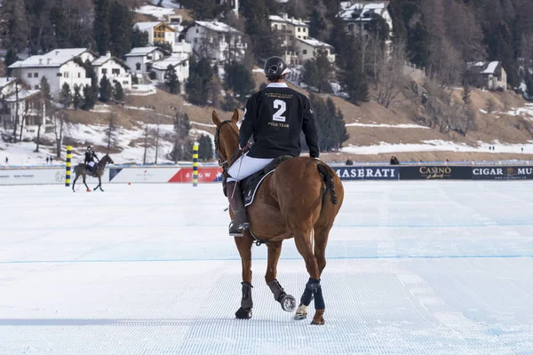 Moritz Švýcarsko Leden 2016 Herní Akce Světovém Poháru Moritz 2016 — Stock fotografie