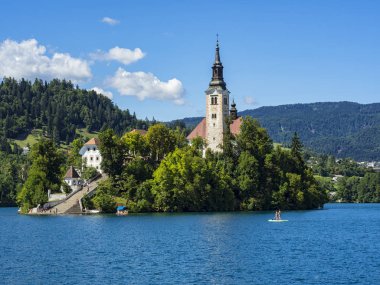 Lake Bled görünümünü