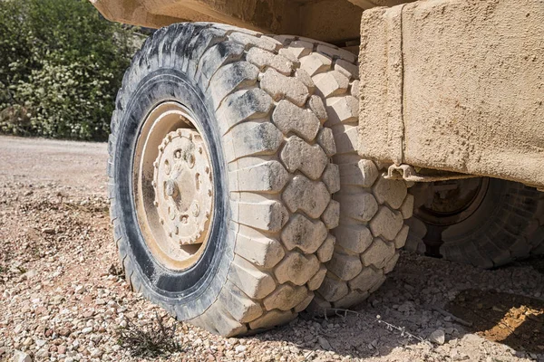 Mijn Truck Banden Detail — Stockfoto