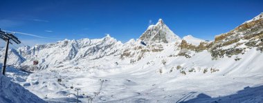 Cervinia kayak pistlerinden Matternhorn