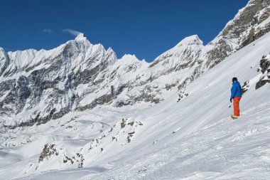 Cervinia kayak pistlerinden Matternhorn