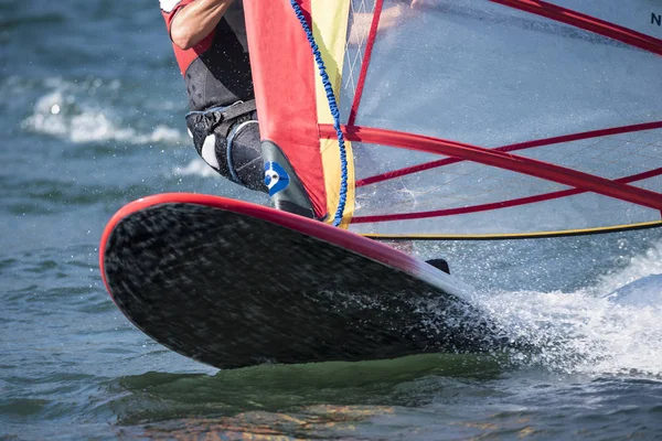 Windsurfing Water Scene Detail — Stock Photo, Image