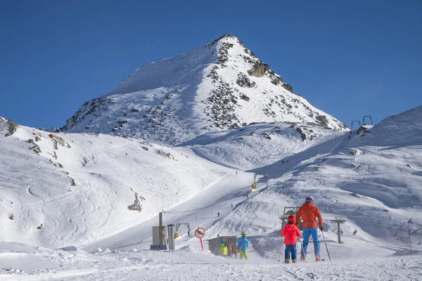Macugnaga Monte Moro Skigebiet — Stockfoto