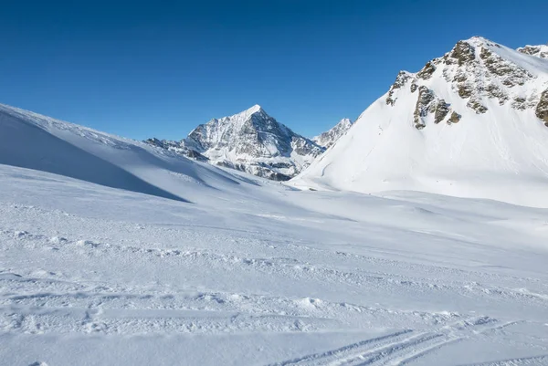 Domaine Skiable Dans Les Alpes — Photo