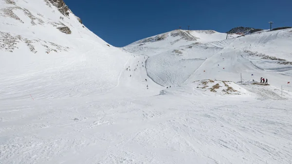 Skigebied Alpen — Stockfoto