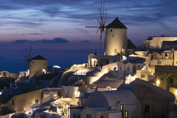 Night View Oia — Stock Photo, Image