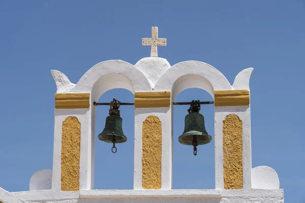 Griekse Klokkentoren Santorini — Stockfoto