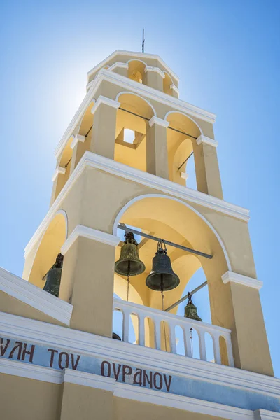 Griekse Klokkentoren Santorini — Stockfoto