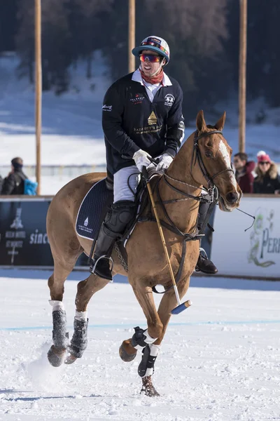 Moritz Janeiro 2016 Ações Jogo Copa Mundo Pólo Neve Moritz — Fotografia de Stock